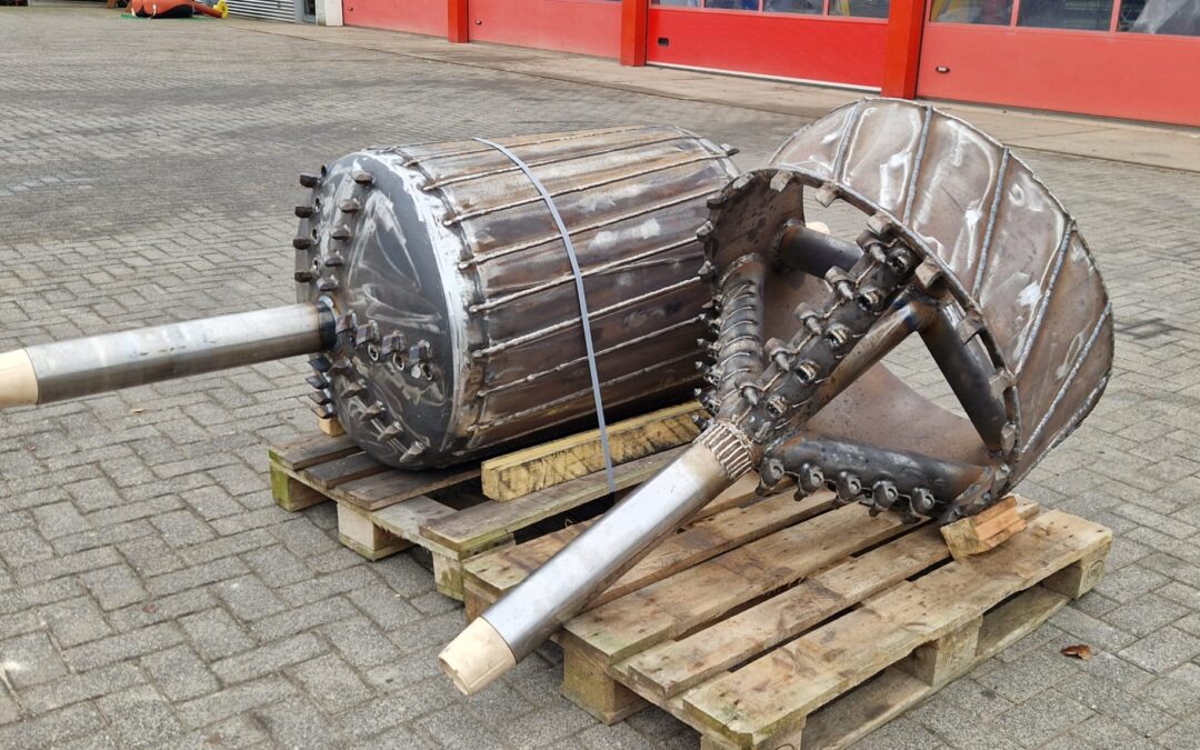 Flycutter en barrel voor Timmermans Drilling BV